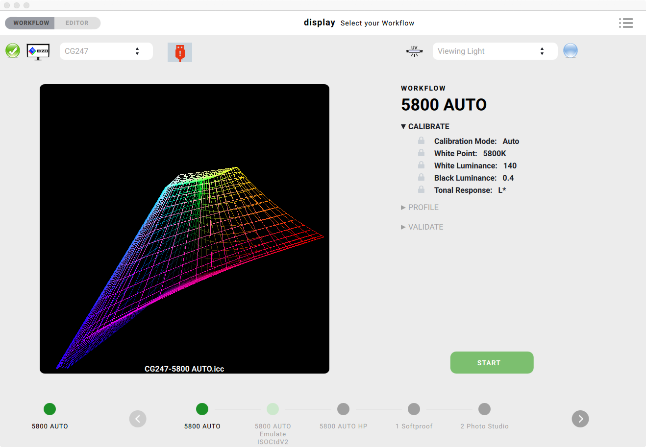 Display color calibration app mac